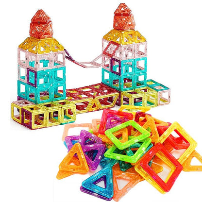 Jeu de construction magnétique -MagniBloc™  royaumedebebeetmaman.com.com