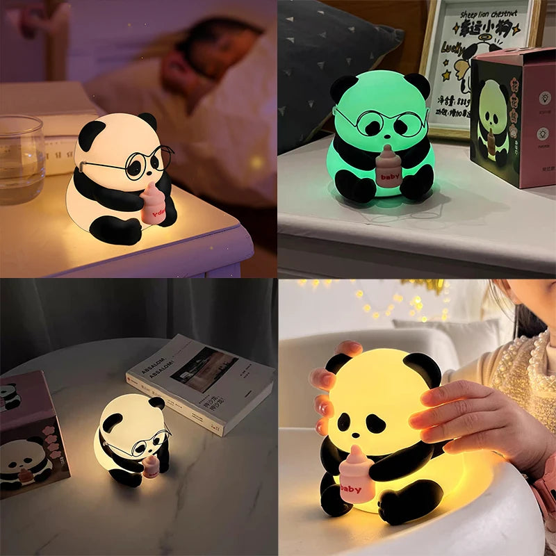 lampe-bebe-panda-avec-des-lunette 