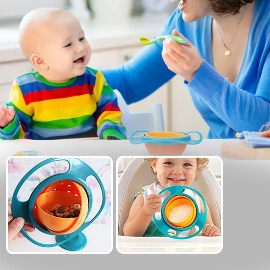 MAGICBOL ™. MAGIC LUNCH .un bol gyroscopique universel pour enfants, - babymomsshop.com