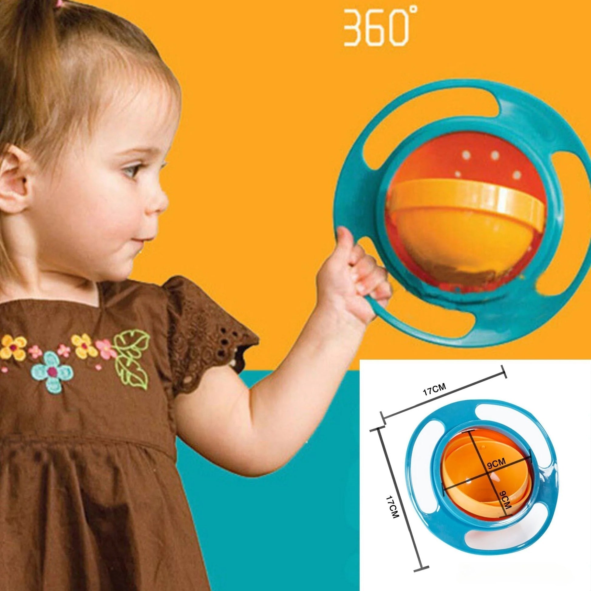 MAGICBOL ™. MAGIC LUNCH .un bol gyroscopique universel pour enfants, - babymomsshop.com