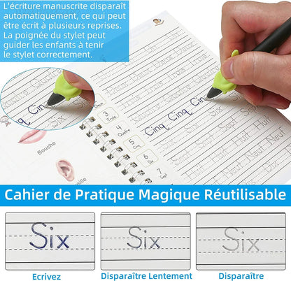 Cahier Magic : Transformez l’apprentissage de l’écriture de votre enfant !  royaumedebebeetmaman.com.com
