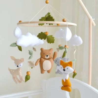Mobile bébé - Animaux de la Forêt Fait Main  royaumedebebeetmaman.com.com