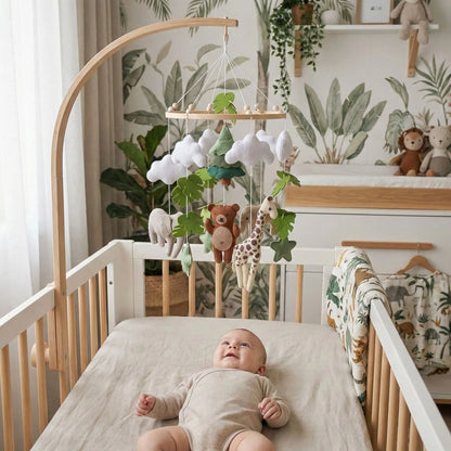 mobile bébé artisanal de royaume de bebe et maman