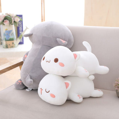 peluche chat oreiller de royaume de bebe et maman