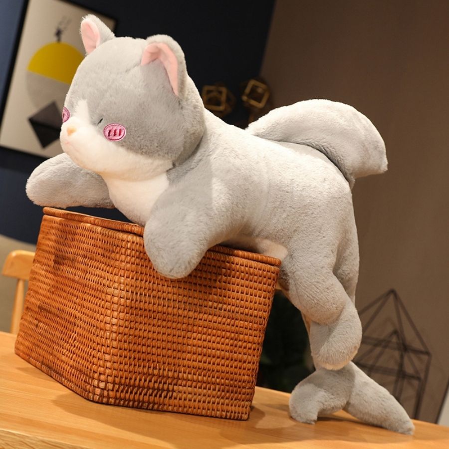 peluche chat de royaume de bebe et maman