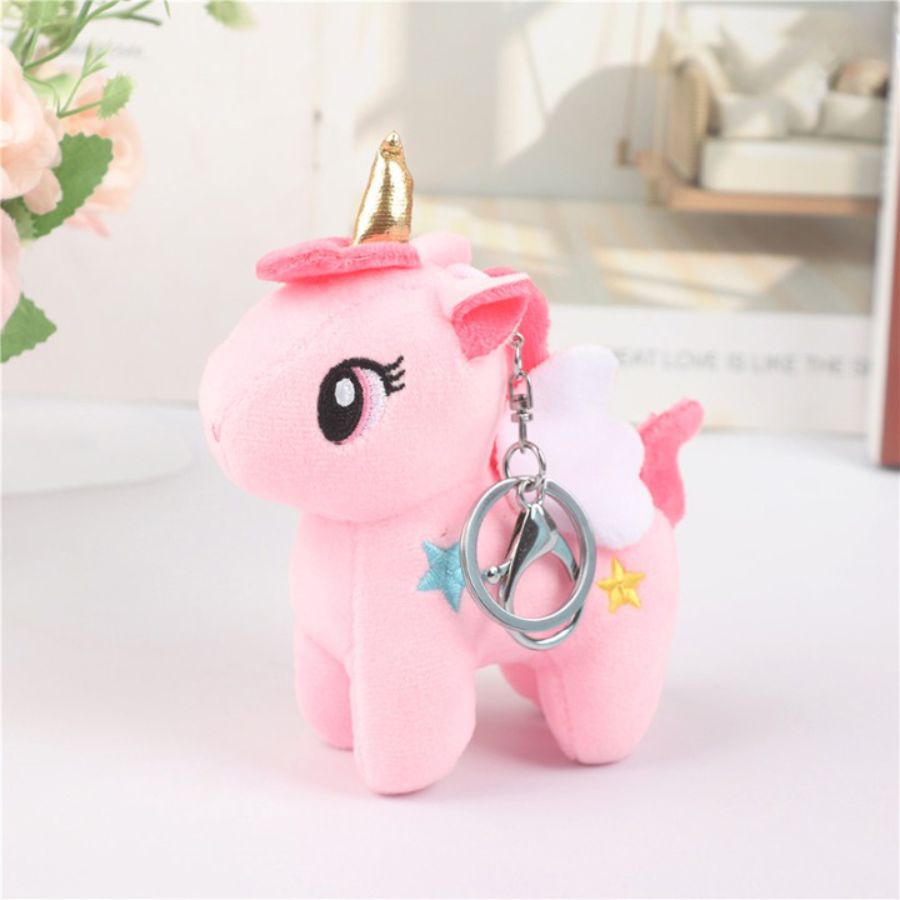 peluche licorne rose