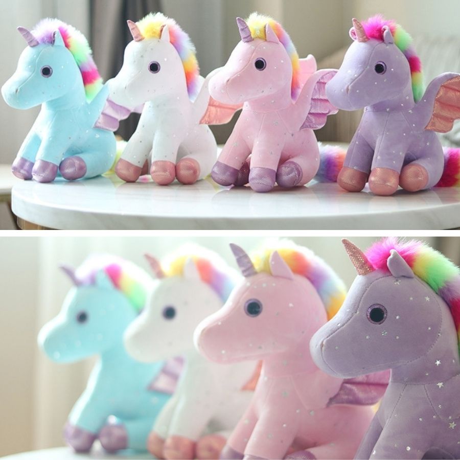 peluche licorne de royaume de bebe et maman 
