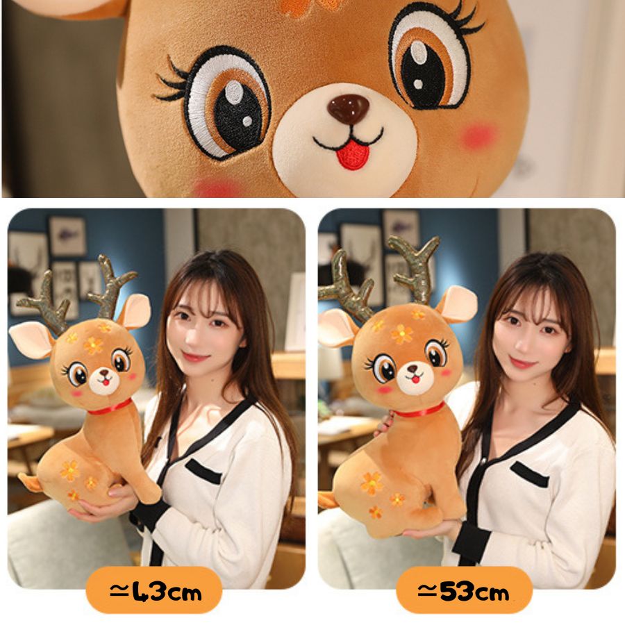 peluche renne de royaume de bebe et maman