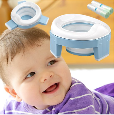 Pot Bebe Toilette |PottyBaBy™  royaumedebebeetmaman.com.com Pot Bebe Toilette Bleu +2 Sac