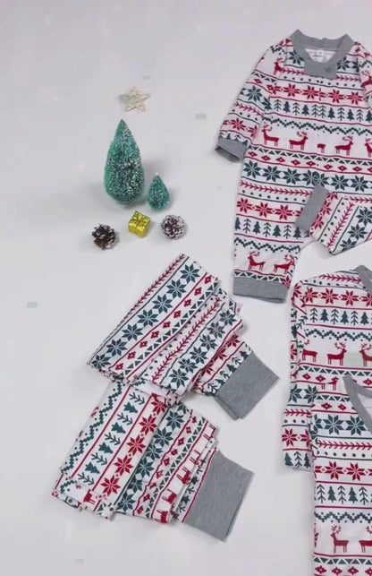 Pyjama Noël Famille Assorti - Collection Cocooning 2025 🎄
