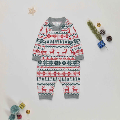Pyjama Noël Famille Assorti - Collection Cocooning 2025 🎄  royaumedebebeetmaman.com.com Grenouillère 3 mois