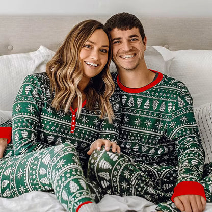 Pyjama Noël Famille Vert Assorti - Collection Sapin Festive 2025🎄  royaumedebebeetmaman.com.com