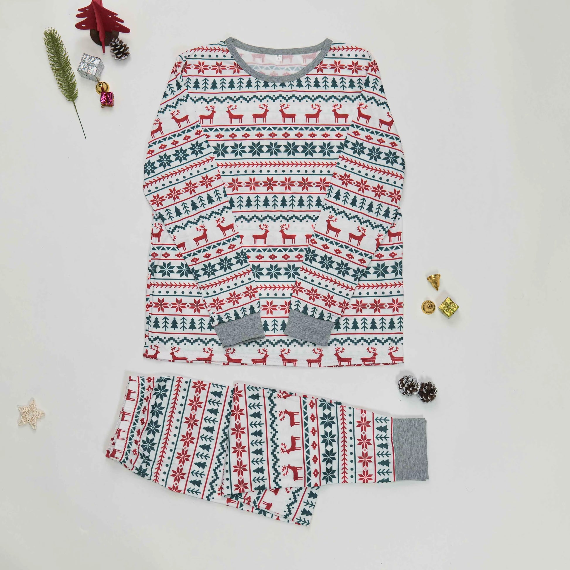 Pyjama Noël Famille Assorti - Collection Cocooning 2025 🎄  royaumedebebeetmaman.com.com Papa XL