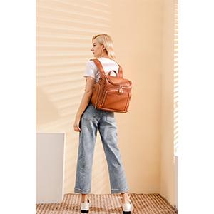 SAC A DOS A LANGER BEBE EN CUIR  royaumedebebeetmaman.com.com