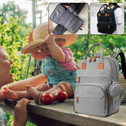 SAC A DOS A LANGER  royaumedebebeetmaman.com.com Noir