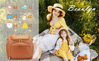 SAC A DOS A LANGER BEBE EN CUIR  royaumedebebeetmaman.com.com