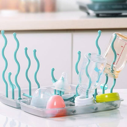 Egouttoir biberons Pliable  royaumedebebeetmaman.com.com Bleu