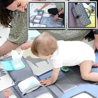 Station à langer portable, Matelas de voyage imperméable | Kit de change rapide - babymomsshop.com