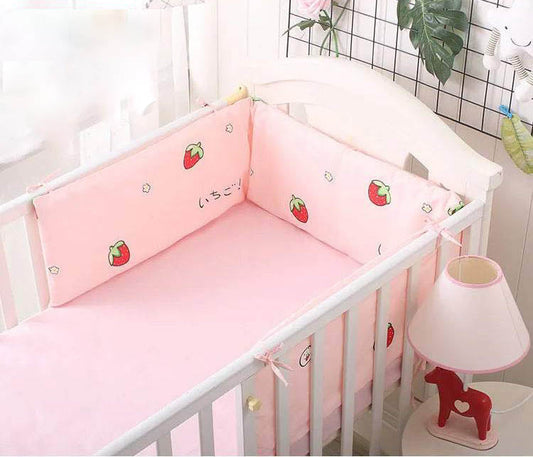 Tour de Lit Respirant - La Fraise Câline