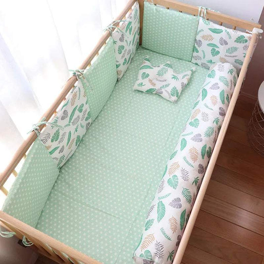 Tour de Lit Bébé Fille - Feuillage Douceur