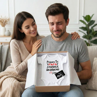 Body bébé personnalisé - Annonce Grossesse  royaumedebebeetmaman.com.com