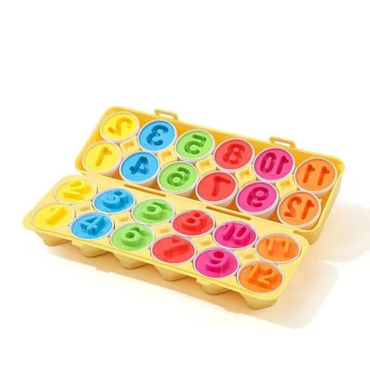 Les Puzzles Œufs| Oeuf-puzzl™  royaumedebebeetmaman.com.com 12 Pièces En Forme De Nombre + Ebook
